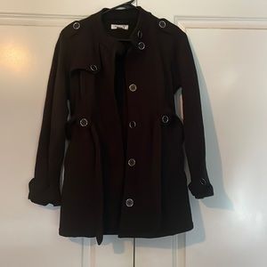 Motherhood Maternity med black coat